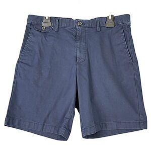 Banana Republic Lived In Shorts 33 Navy Stretch Premium Soft Comfort Classic Fit
